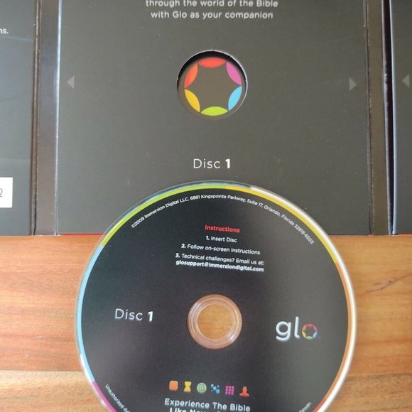 GLO Bible 3 PC DVD Set "Experience the Bible Like Never Before" - Picture 2 of 6